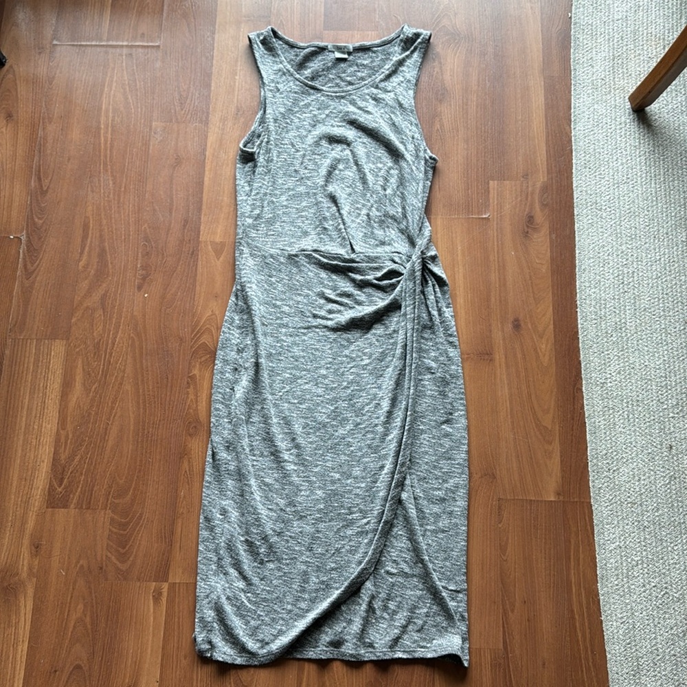 Bar III Gray Midi Dress